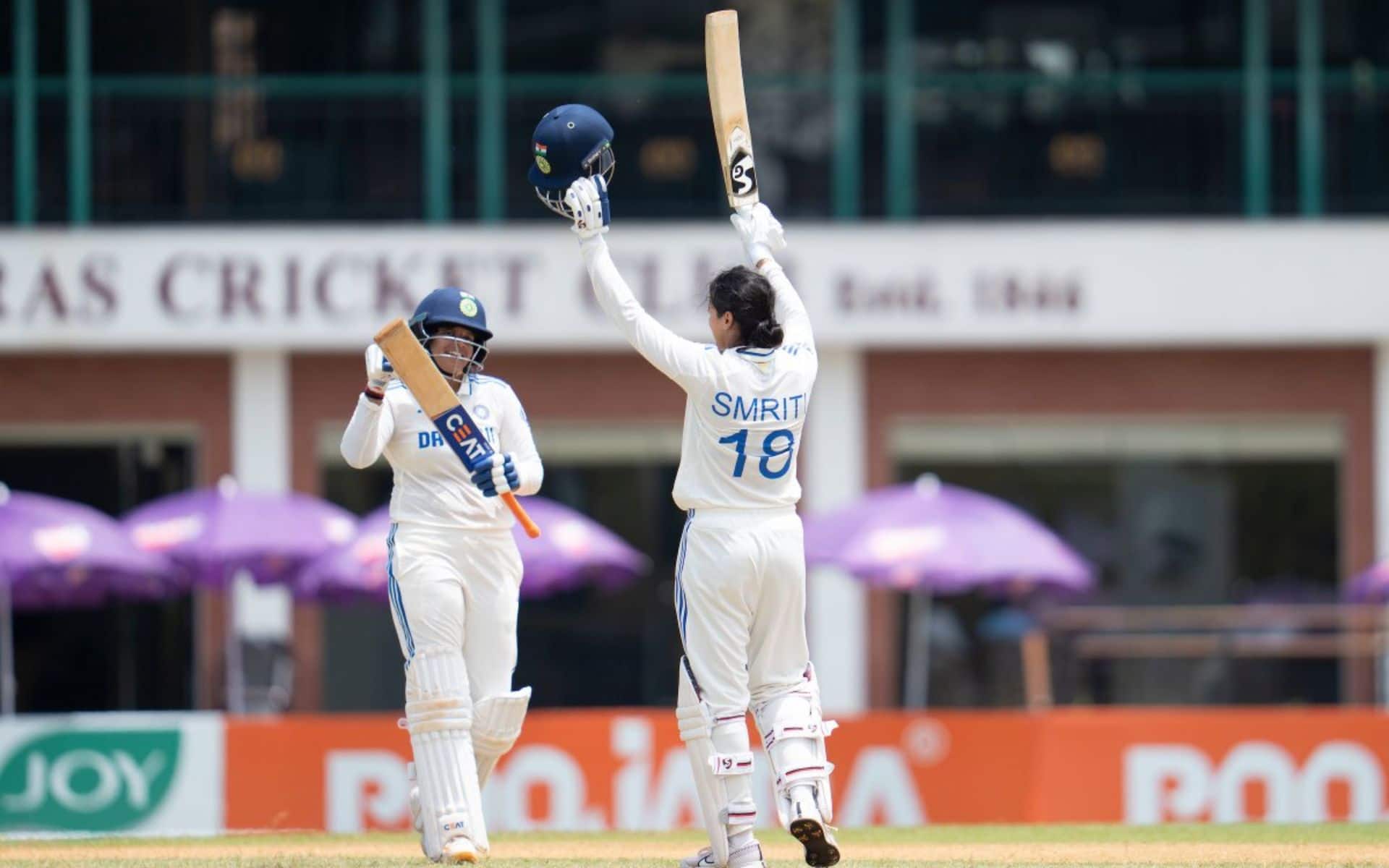 Smriti Mandhana Smashes Her 2nd Test Century; Scores  3rd Hundred In Last Four Games